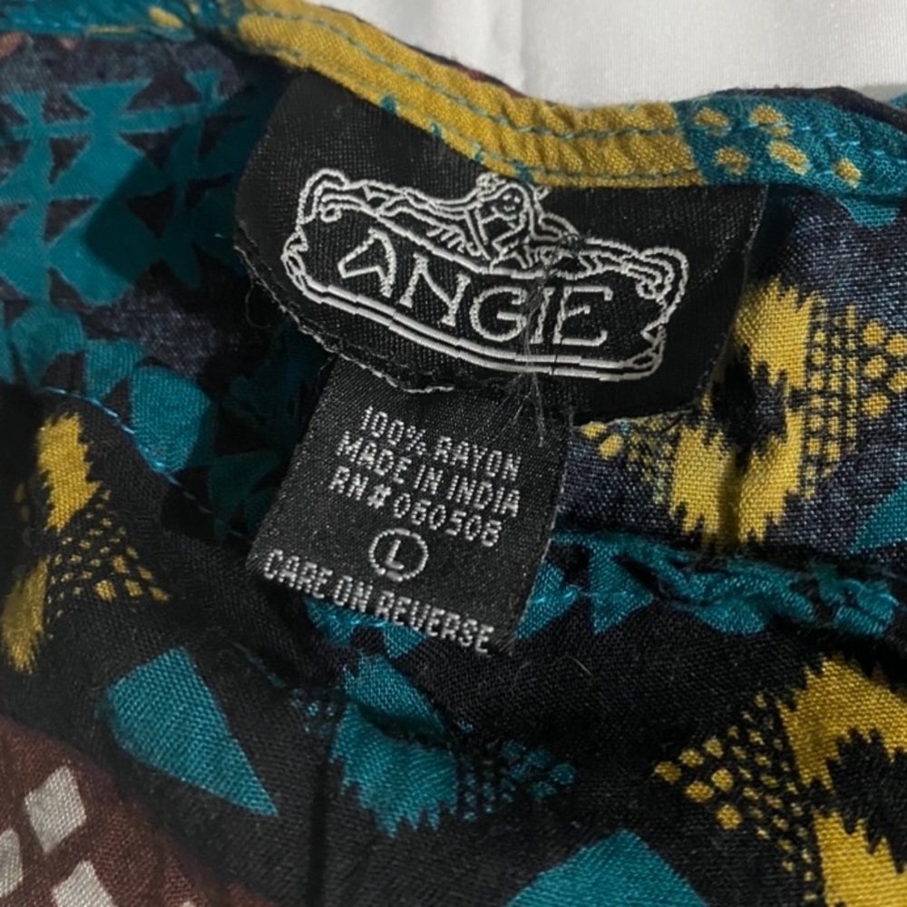 Angie Multi Patterned Short Sleeve Cold Shoulder … - image 5